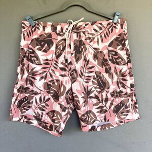 American Eagle Board Short Men L Floral Tropical Swim Trunk Beach Surf Resort